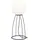StarTrading Beistelllampe Kunststoff H: 70 cm E27 max 23W schwarz
