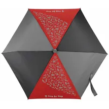 Step By Step Regenschirm Magic Rain EFFECT Umbrella Red