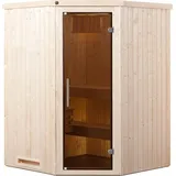Weka Kiruna 1 inkl. Glastür + 4,5 kW Saunaofen