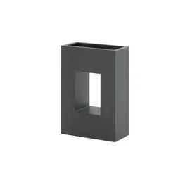 Möbel Kraft Blumenkübel 38 x 18 x 55 cm Schwarz