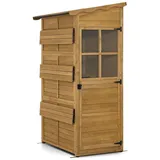 MCombo Gartenschrank 1,20 x 0,86 m Beige