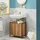 SoBuy Waschbeckenunterschrank Badschrank Waschtisch Unterschrank Badmöbel Vintage BHT ca: 60x60x30cm