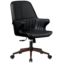 aea Chefsessel Holz Schwarz