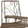 vidaXL Baumbank 160 x 80 x 89 cm Antikbraun