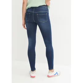 bonprix Umstandsjeans BONPRIX, Damen, Gr. 34, N-Gr, blau (nachtblau denim), Obermaterial: 82% Baumwolle, 17% Polyester, 1% Elasthan.