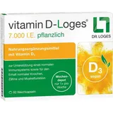 Dr. Loges vitamin D-Loges 7.000 I.E. pflanzlich Wochendepot Weichkapseln 60 St.