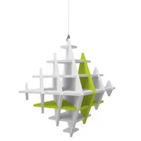 Platino24 Wandpaneel CUBO grün 3 St. 40 x 40