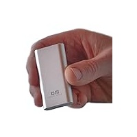 Dynon Metrics | externe SSD – tragbare USB-C-SSD mit Standard-USB-A- u. USB-C-Kabel – hochfeste externe SSD-Legierung, schnelle Datenübertragung (300 MB/s), Solid-State-Drive im Taschenformat – 256 GB