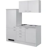 Flex-Well Küchenzeile Wito 160 cm weiß