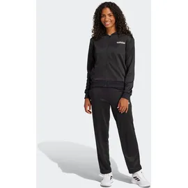 adidas ESSENTIALS LINEAR Trainingsanzug Schwarz XS
