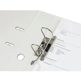 Leitz 1007 Ordner signalweiß Karton 8,0 cm DIN A4