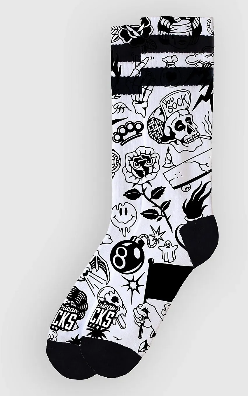American Socks Worth It - Mid High Socks black Gr. SM