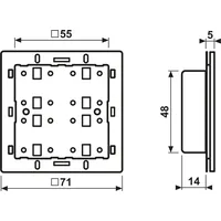 Jung KNX Tastsensor-Modul LS 4293 1ST