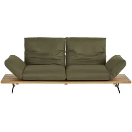 KOINOR Ledersofa Marilyn ¦ grün ¦ Maße (cm): B: 232 H: 96 T: 90.0