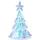 Beliani Weihnachtsbaum LED 40 cm Bunt