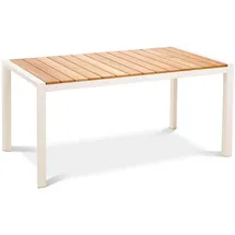 BEST Freizeitmöbel Paros Gartentisch 210 x 90 x 76 cm Sand