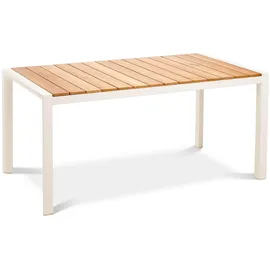 BEST Freizeitmöbel Paros Gartentisch 210 x 90 x 76 cm Sand