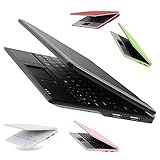 Bigmachine 7 Zoll tragbarer Mini-Computer Laptop PC Netbook für Kinder Android 12 Quad Core 32 GB WiFi Eingebaute Kamera Netflix YouTube Flash Player (Schwarz)