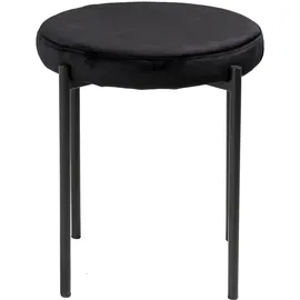 Home4You Hocker, - Samt - 38 x 45 cm