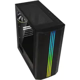 BitFenix PC-Gehäuse Medium Tower BITFENIX Saber Mesh FRGB (schwarz)
