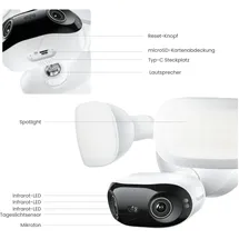 Coco Bike Floodlight F751W Weiß