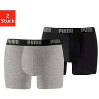 Puma Boxershort 2er Pack in Schwarz/Grau | Gr.: XL