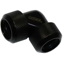 Alphacool 17446, Anpassung, Messing, Schwarz, 90°, 38 mm, 38 mm
