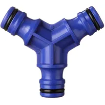 Tatay 701 Schlauchverbinder Dreifach-Schnellkupplung blau