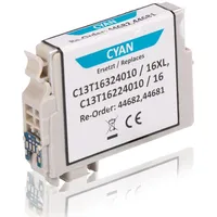 Tintencenter Kompatibel zu Epson C13T16324010 / 16XL Tintenpatrone, cyan