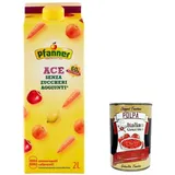 12x Pfanner ACE Fruchtsaft Ohne Zucker 2L+Polpa