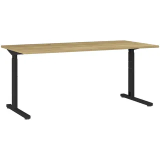 Germania Schreibtisch GW-Profi 2.0 160 cm Grandson-Eiche-Nachbildung/schwarz