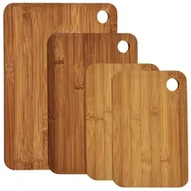 KESPER Schneidebrett-Set Holz 4 33 x 23 cm Braun