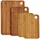 KESPER Schneidebrett-Set Holz 4 33 x 23 cm Braun