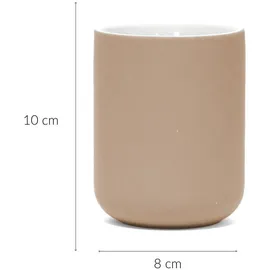 Douceur d'intérieur Douceur d’Intérieur Zahnbürstenbecher, mambo, 8 x 10 cm