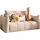 WFL GROUP Schlafsofa Lilo 120 x 86 x 101 cm Cordstoff rosa