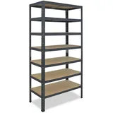 shelfplaza Schwerlastregal anthrazit Metall, Rechteckig, 70x230x40 cm Freizeit, Heimwerken, Werkstatt, Schwerlastregale