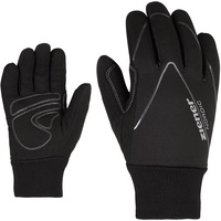 Ziener Unico Junior Langlauf/Nordic/Crosscountry-Handschuhe | Winddicht Atmungsaktiv Soft-Shell, black, M