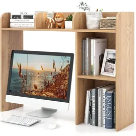 Costway Aktenregal 94 x 25 x 74 cm braun