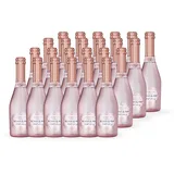 SCAVI & RAY Wild Berry Sprizz Piccolo – 24 x 0,2 l Glasflaschen – fruchtiger Aperitif-Cocktail mit feiner Perlage, Himbeere, Brombeere, Cranberry & Hibiskus, 5,5% Vol. Alkohol – perfekt für unterwegs