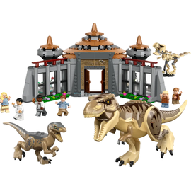 Lego Jurassic World - Angriff des T. rex und des Raptors aufs Besucherzentrum (76961)