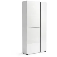 Kitaly Schuhschrank ATRIUM (BHT 91x200x34 cm - weiß -