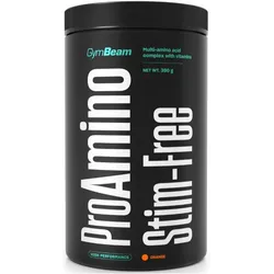 GymBeam ProAMINO stim-free Muskelregeneration und -wachstum Geschmack Orange 390 g