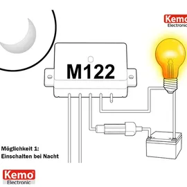 Kemo M122 Dämmerungsschalter 12 V/DC