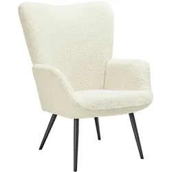 TECTAKE Sessel Hygge gepolstert, ergonomisch, Belastbarkeit 150 kg