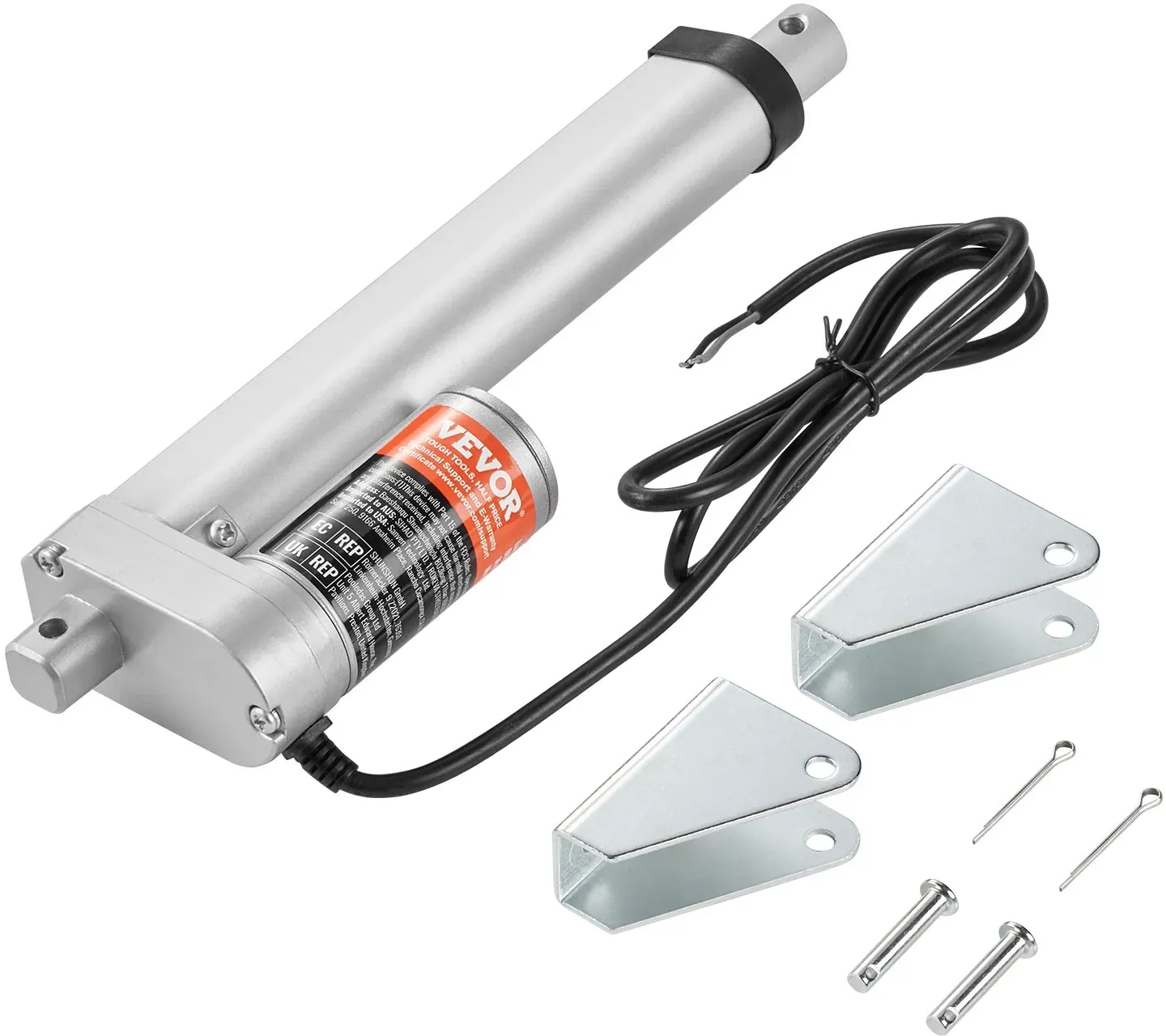 VEVOR 1500N Linear Actuator DC 12V Linearantrieb IP54 Elektrischer Linearmotor 150mm Hublänge Geräuschpegel ≤60dB Elektrische Türöffner 5mm/s Fahrgeschwindigkeit Lineartechnik Verstellantrieb