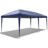 VINGLI Faltpavillon Gartenzelt, Stabil, Wasserdicht blau