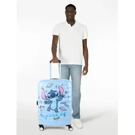 American Tourister Wavebreaker Disney 4-Rollen 67 cm / 64 l blau/silber