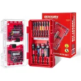 luxuskollektion Bitset 52tlg S2 Torx PH PZ Schlitz Hex Bithalter 52tlg. Farbige Bits