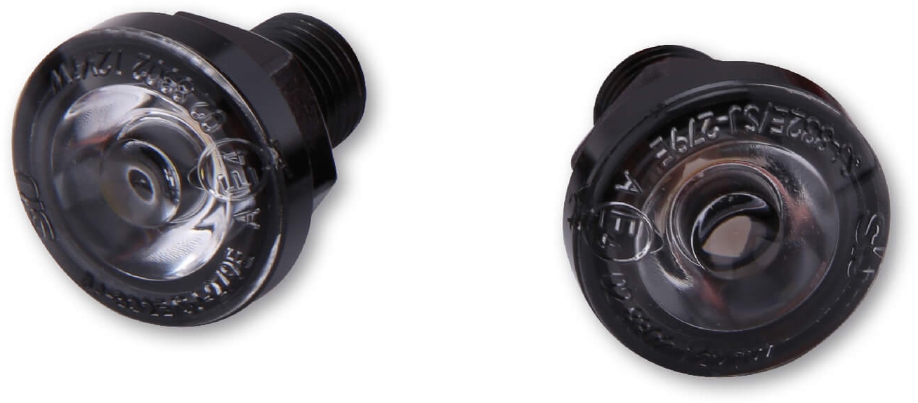SHIN YO LED parkeerlicht, rond, diameter 24,7 mm, met M12 schroef, zwart