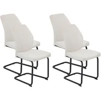 Hela Schwingstuhl Oslo Mikrofaser beige 4er Set